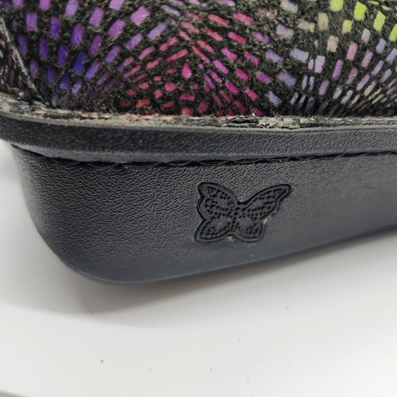 Alegria Leather Debra Viewmaster closed heel clog slip resistant sz 37/8 - Picture 9 of 9